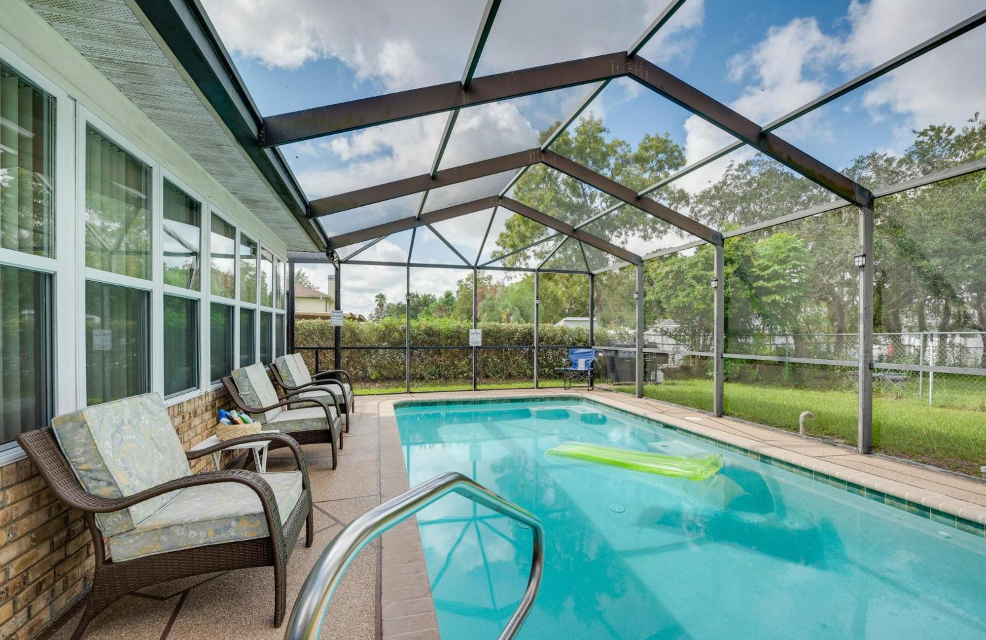 Spring Hill Retreat With Heated Pool And 4-In-1 Grill Villa Exterior photo